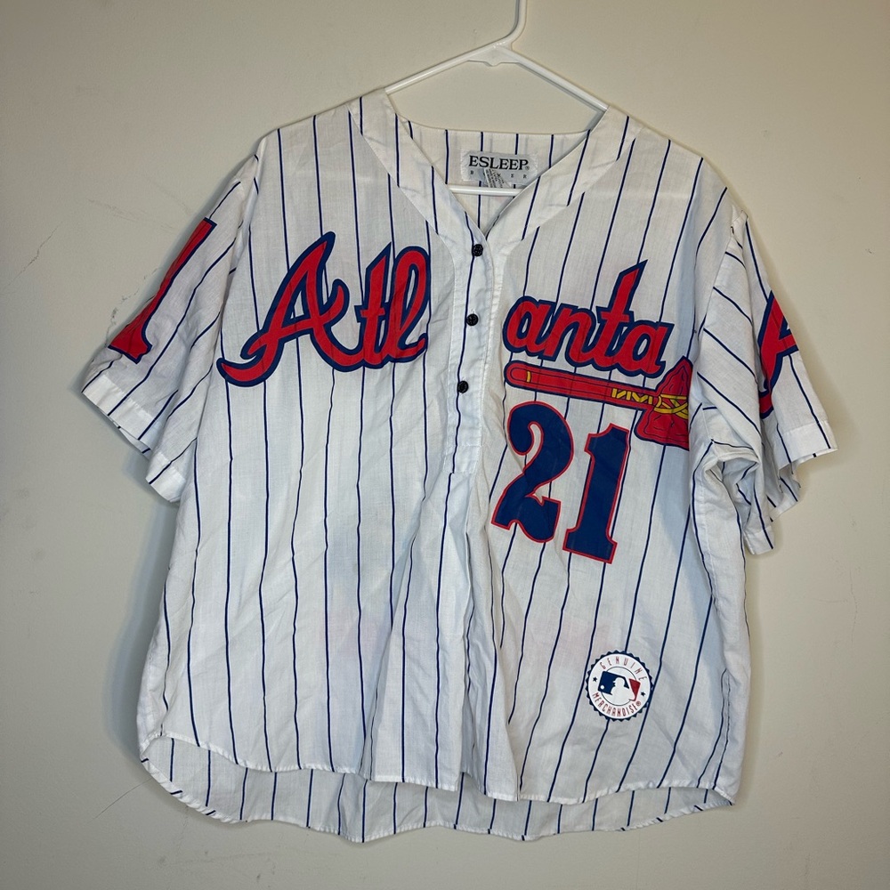 Esleep Atlanta Braves Top Size Medium